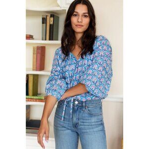 NWT. Emerson Fry India Collection. Lucy Style Blouse. Size M.